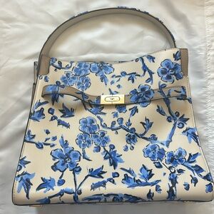 Tory Burch Lee Radziwill Double Bag, New Cream, Boutique Limited Edition (Large)